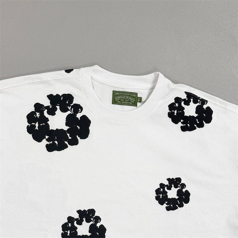 Denim Tears Cotton Wreath 2000s Tee