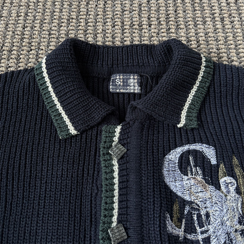 Derschutze Gallery Polo Cardigan