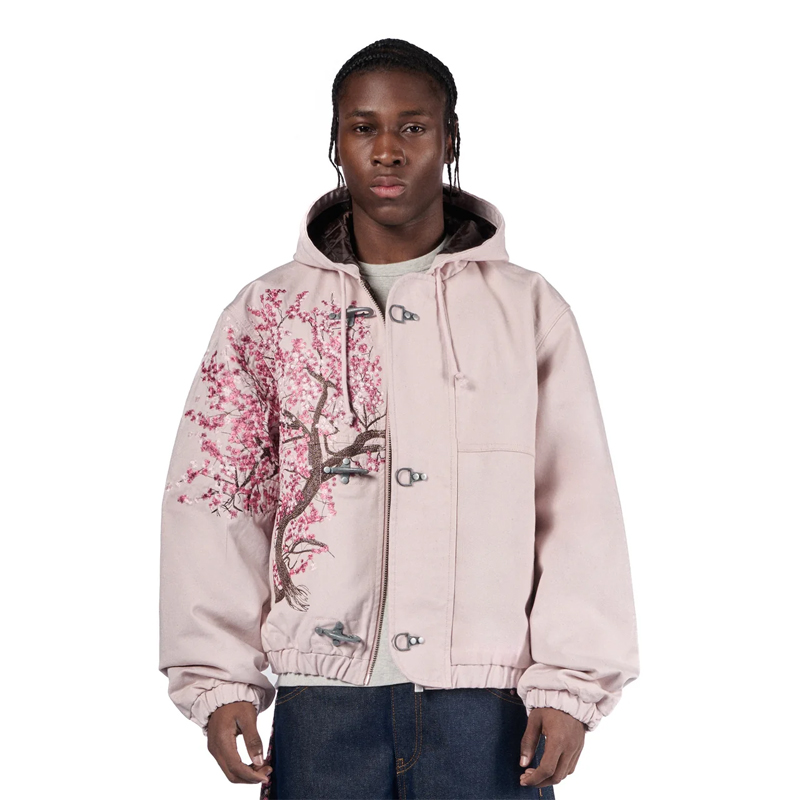 Derschutze Blossom V3 Workwear Jacket Wearing Effect