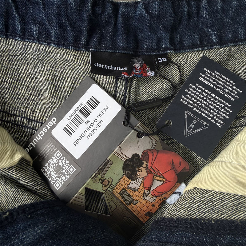 Derschutze Yakuza Indigo Washed Jorts 02