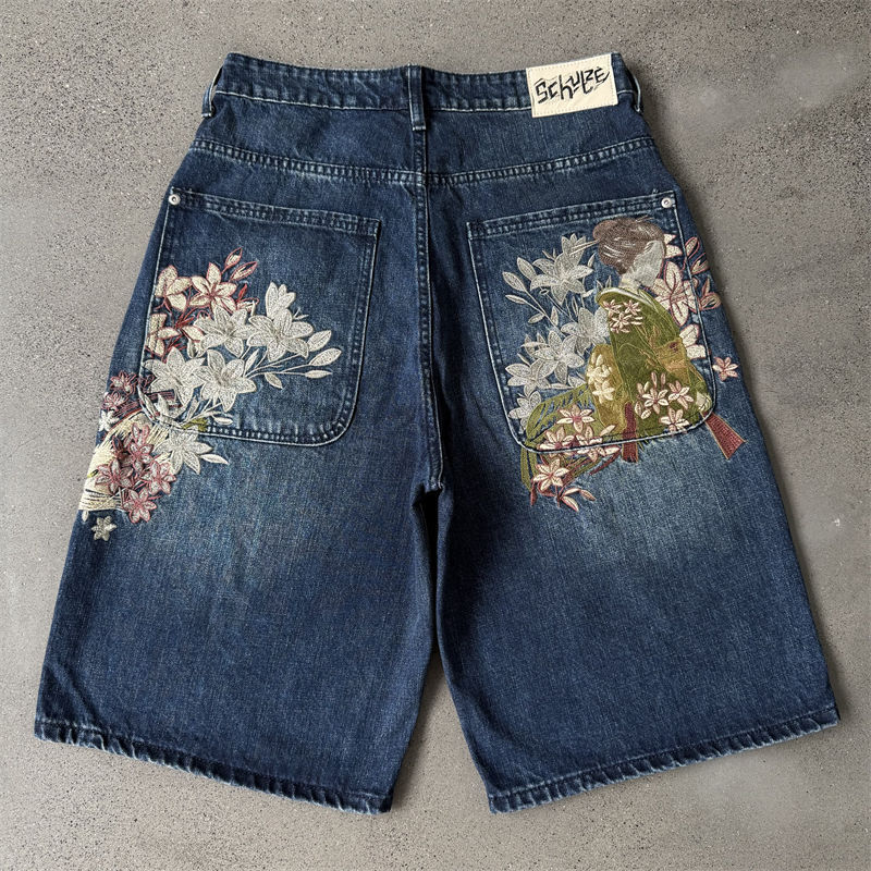 Derschutze Yakuza Indigo Washed Jorts 02