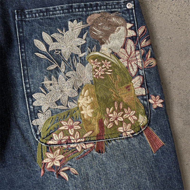 Derschutze Yakuza Indigo Washed Jorts 02