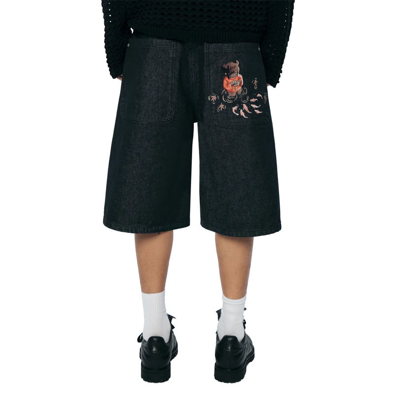 Derschutze Koi Fish V2 Jorts Raw Black Wearing Effect