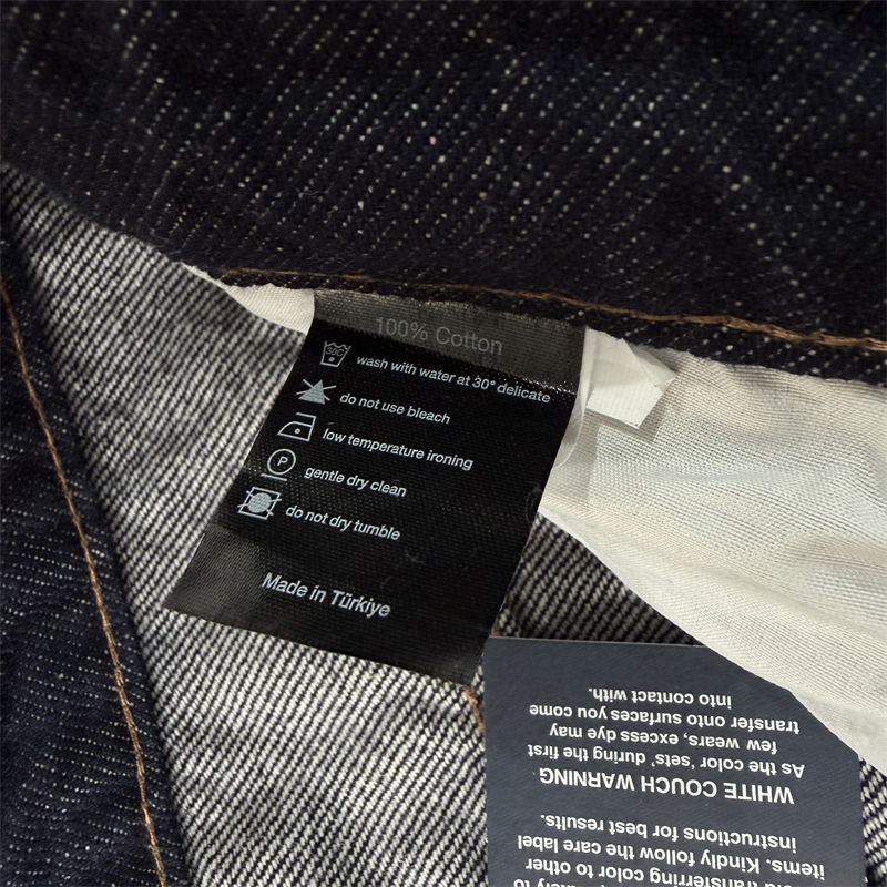 Derschutze Blossom Indigo Raw Jorts