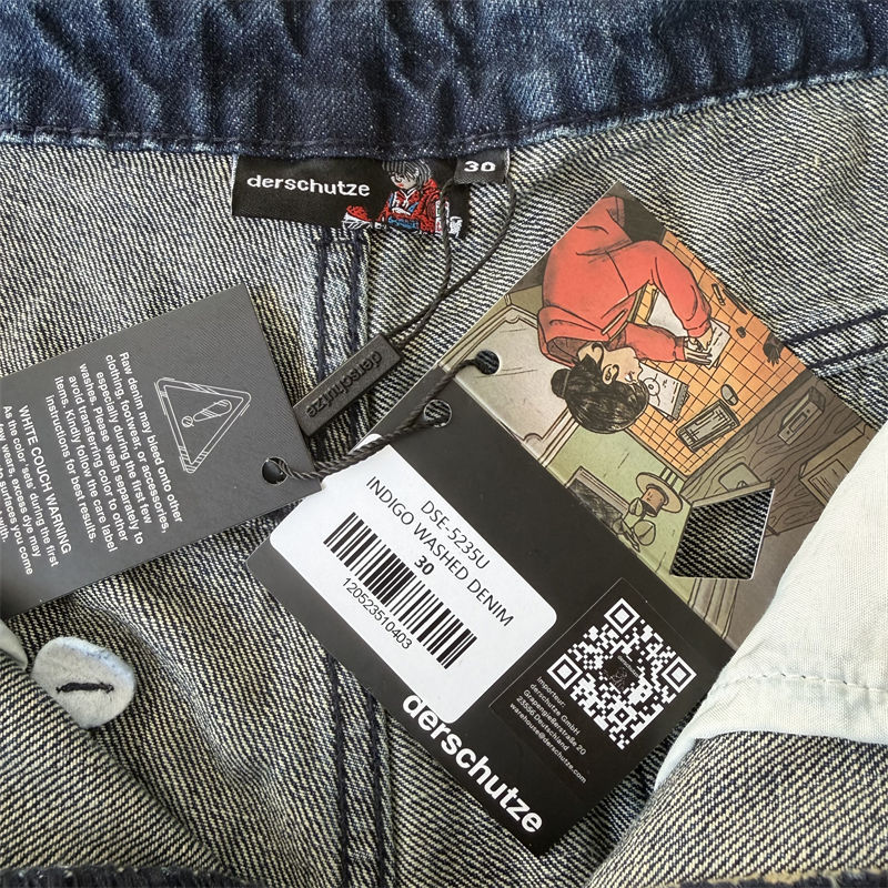 Derschutze Yakuza Indigo Washed Jorts 01
