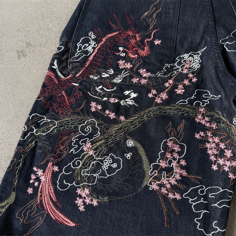 Derschutze Yakuza Indigo Raw Jorts 04