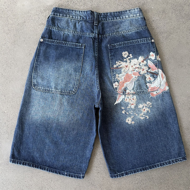 Derschutze Yakuza Indigo Washed Jorts 01