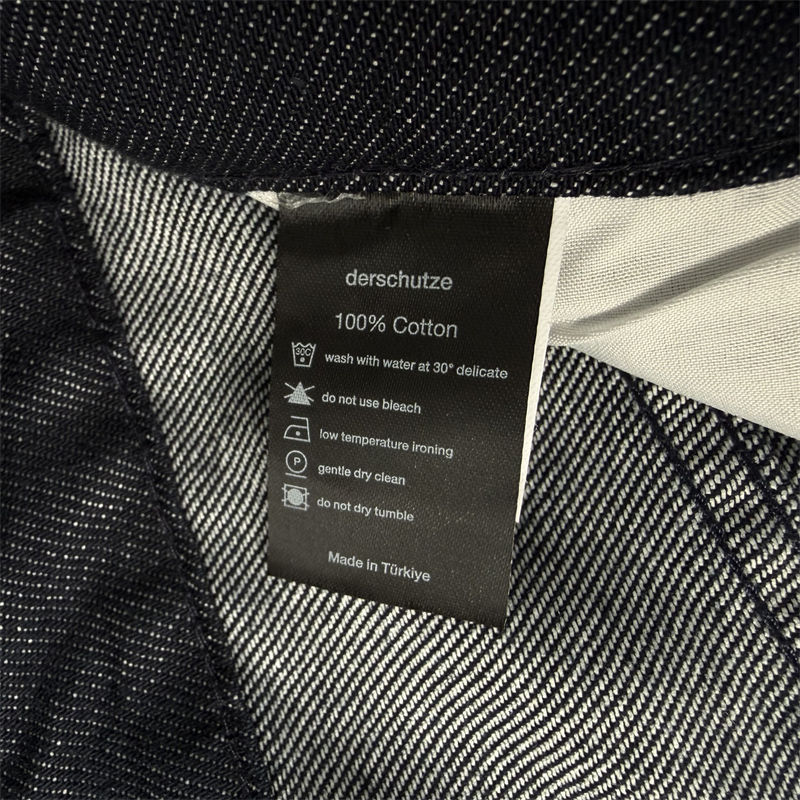 Derschutze Yakuza Indigo Raw Jorts 04