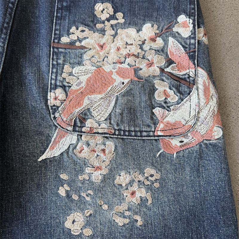 Derschutze Yakuza Indigo Washed Jorts 01