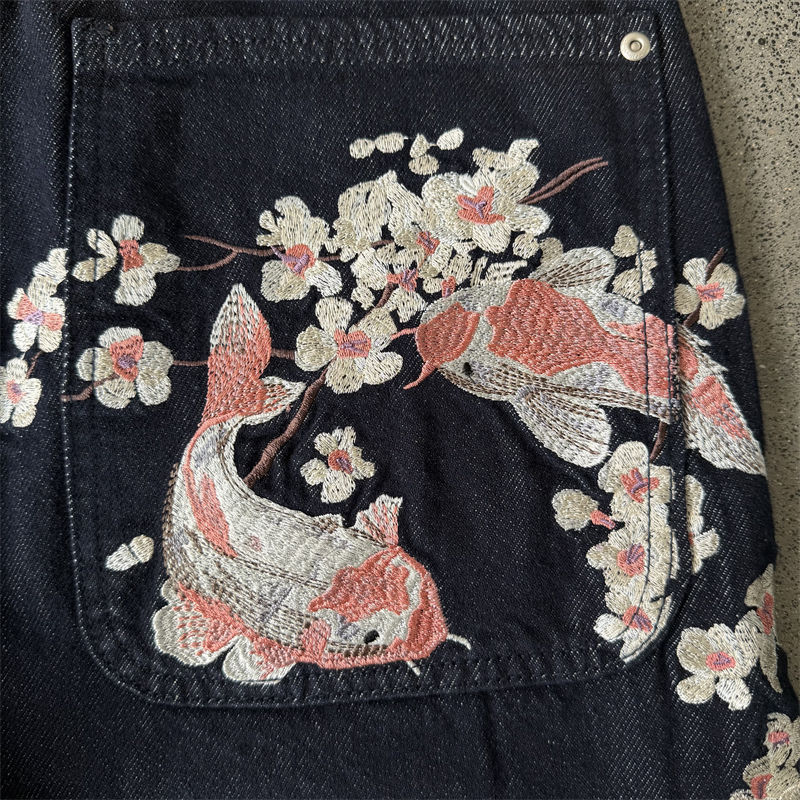 Derschutze Yakuza Indigo Raw Jorts 02