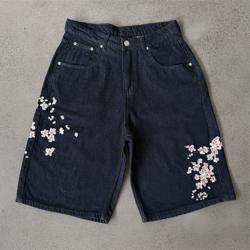 Derschutze Yakuza Indigo Raw Jorts 02