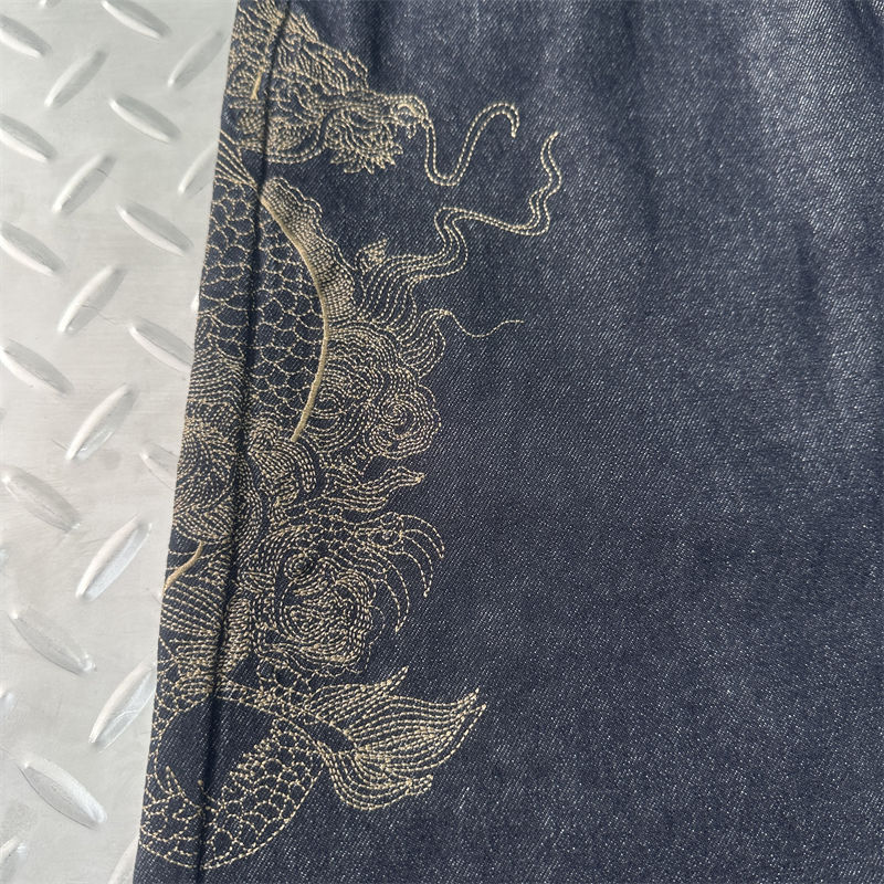 Derschutze Yakuza Indigo Raw Jorts 03