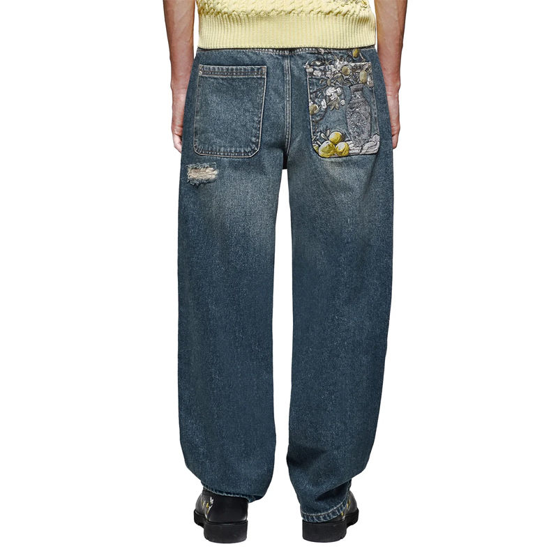 Derschutze Garden of Eden Indigo Denim Wearing Effect