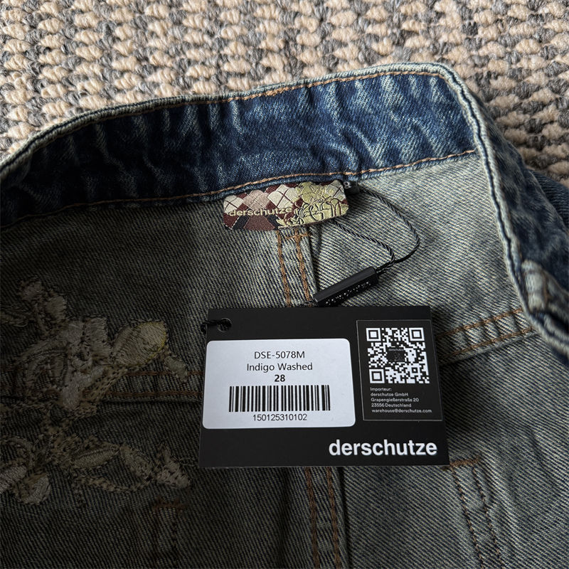 Derschutze Garden of Eden Indigo Denim