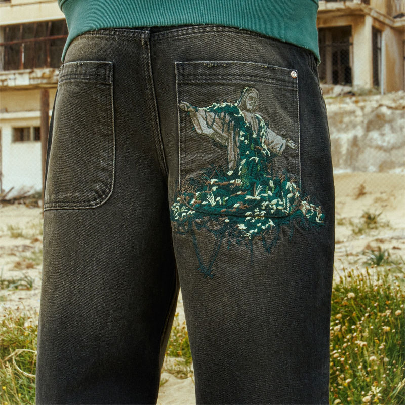 Derschutze NYC to RIO Denim Black Wearing Effect
