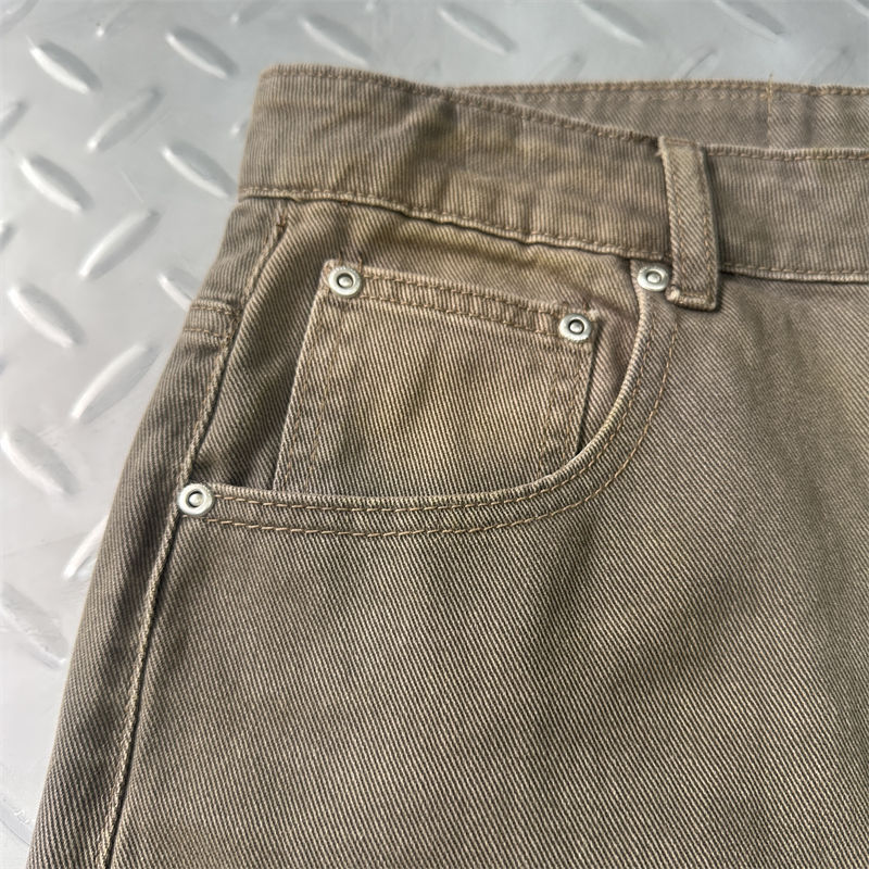 Derschutze Aziza Brown Washed Denim