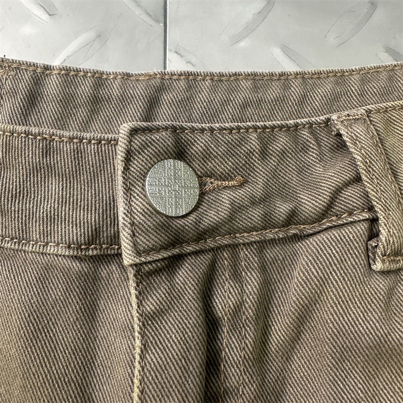 Derschutze Aziza Brown Washed Denim