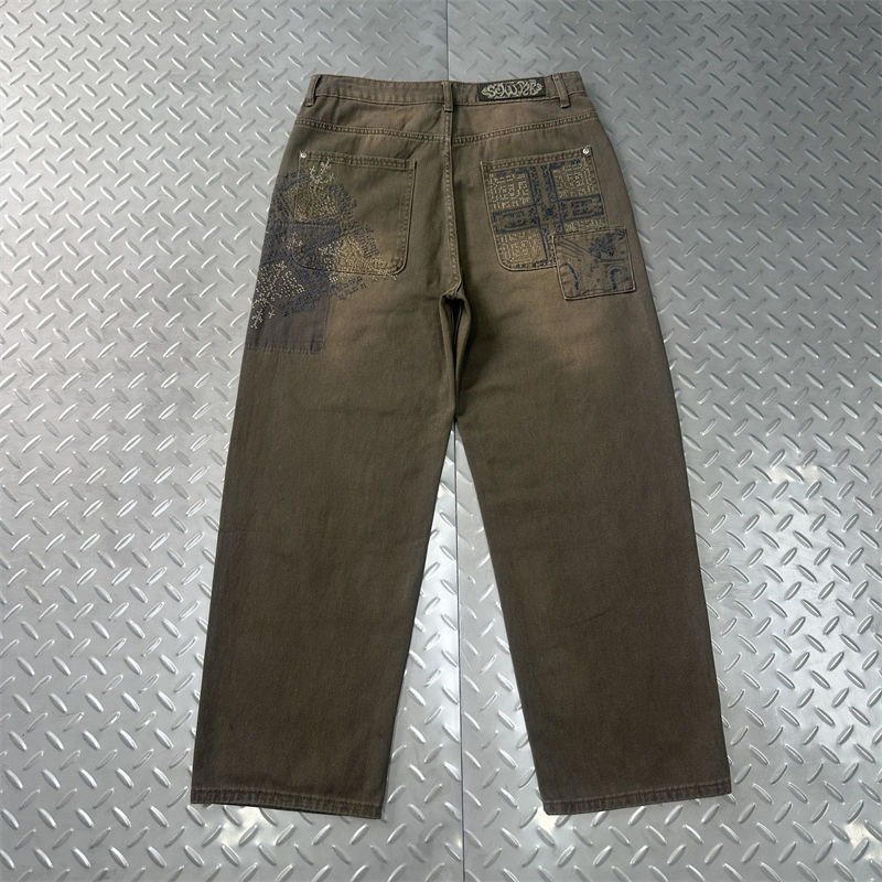 Derschutze Aziza Brown Washed Denim