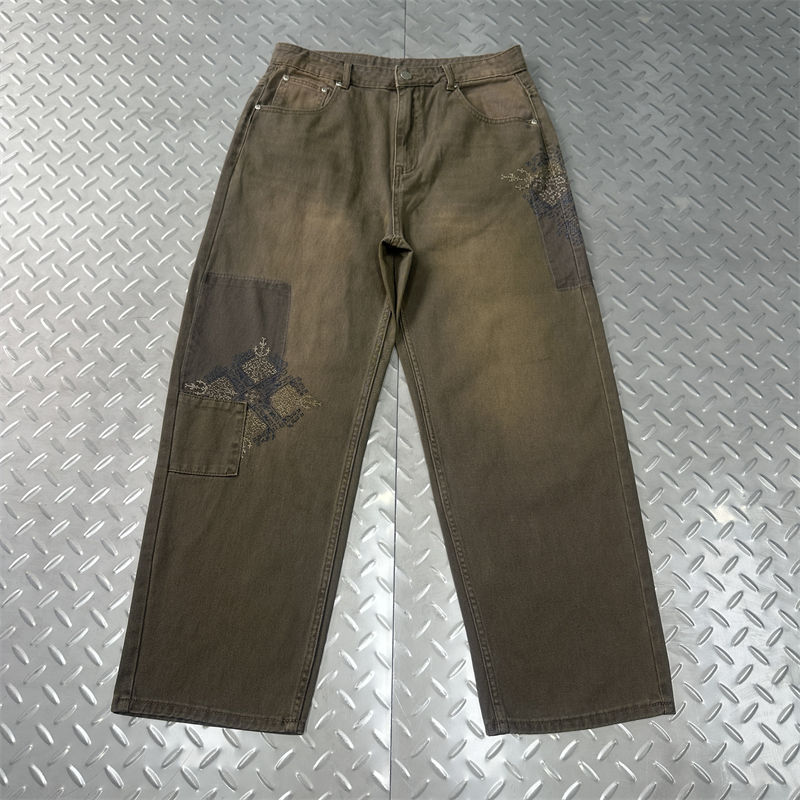 Derschutze Aziza Brown Washed Denim