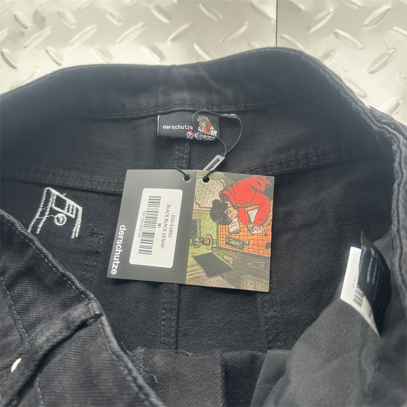 Derschutze Wall Street Black Denim