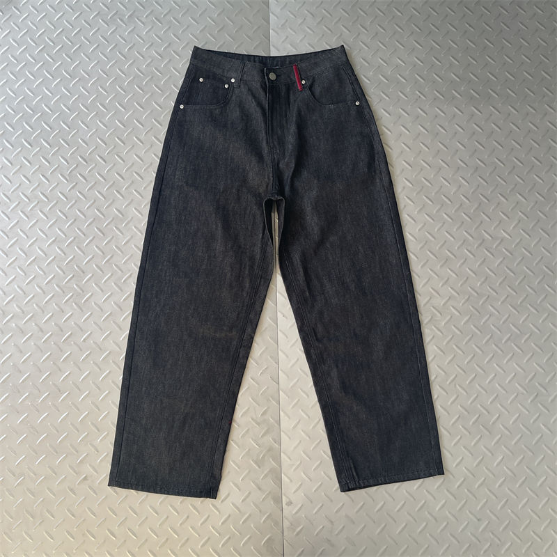Derschutze Wall Street Black Raw Denim