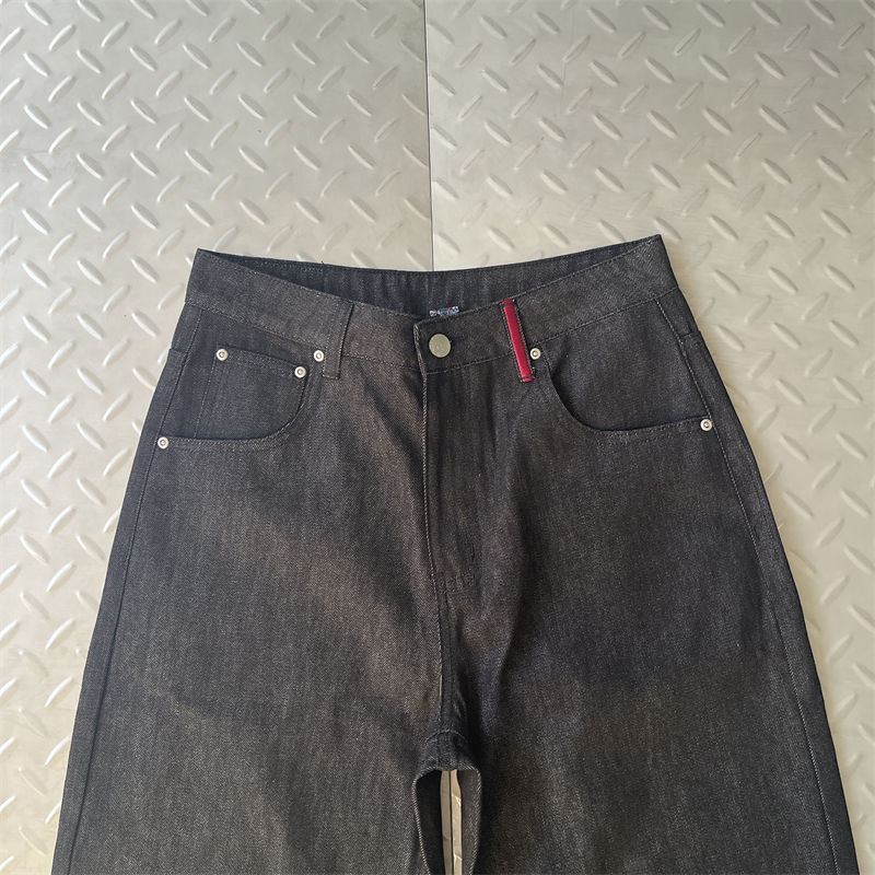 Derschutze Wall Street Black Raw Denim