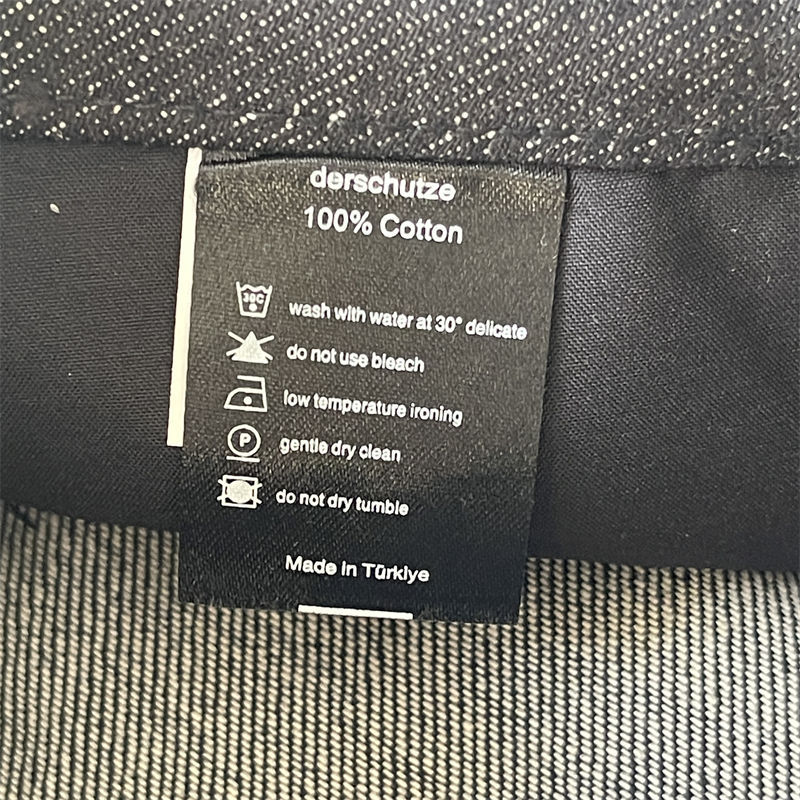 Derschutze Wall Street Black Raw Denim