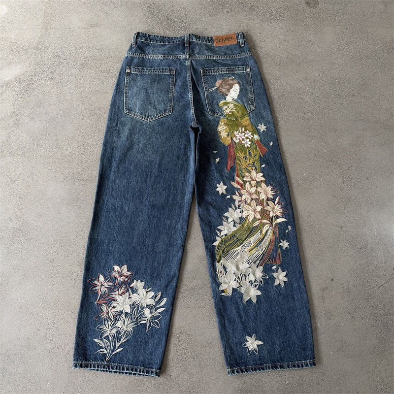 Derschutze Yakuza Indigo Washed Denim
