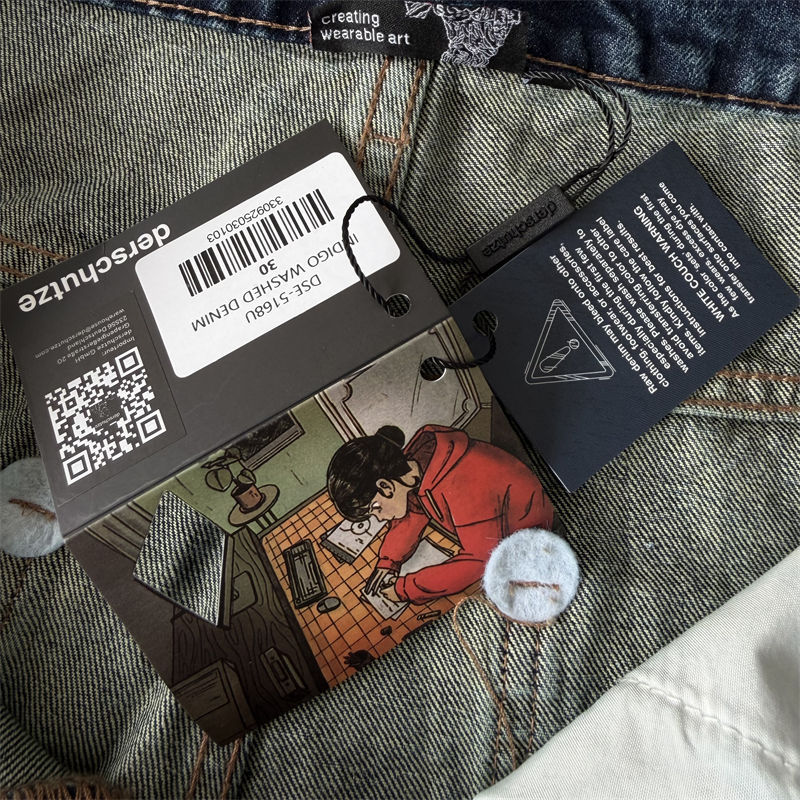 Derschutze Yakuza Indigo Washed Denim