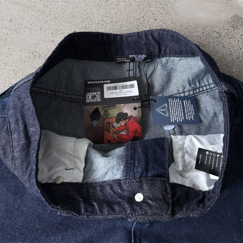 Derschutze Yakuza Indigo Raw Denim