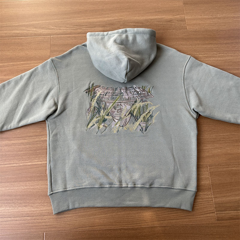 Derschutze Lotus Zip Up Hoodie