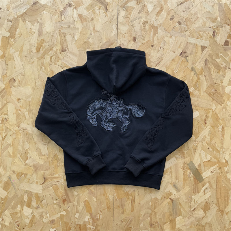 Derschutze Western Zip Up Hoodie and Jogger