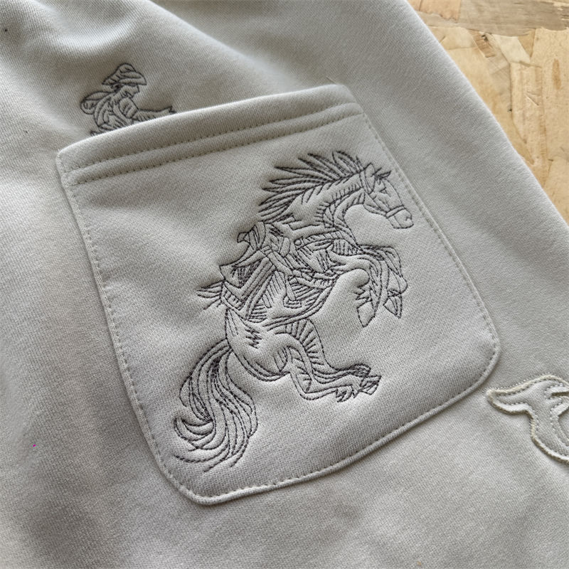 Derschutze Western Zip Up Hoodie and Jogger