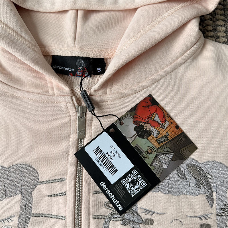 Derschutze Koi Zip Up Hoodie