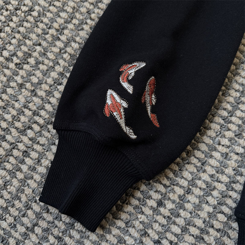 Derschutze Koi Zip Up Hoodie