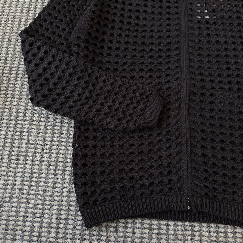 Derschutze Aziza Crochet Zip Up