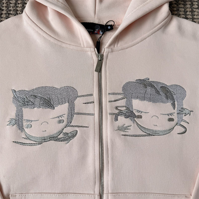 Derschutze Koi Zip Up Hoodie