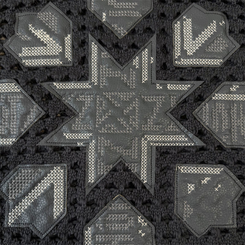 Derschutze Aziza Crochet Zip Up