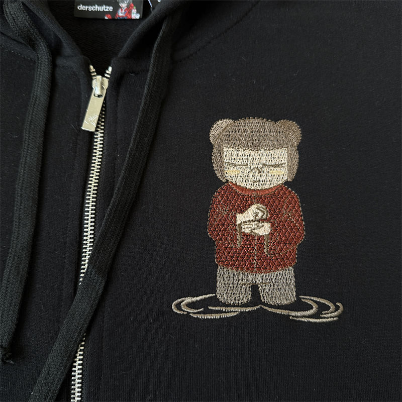 Derschutze Koi Zip Up Hoodie