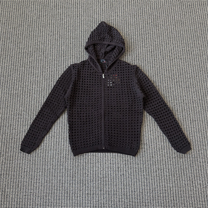 Derschutze Aziza Crochet Zip Up
