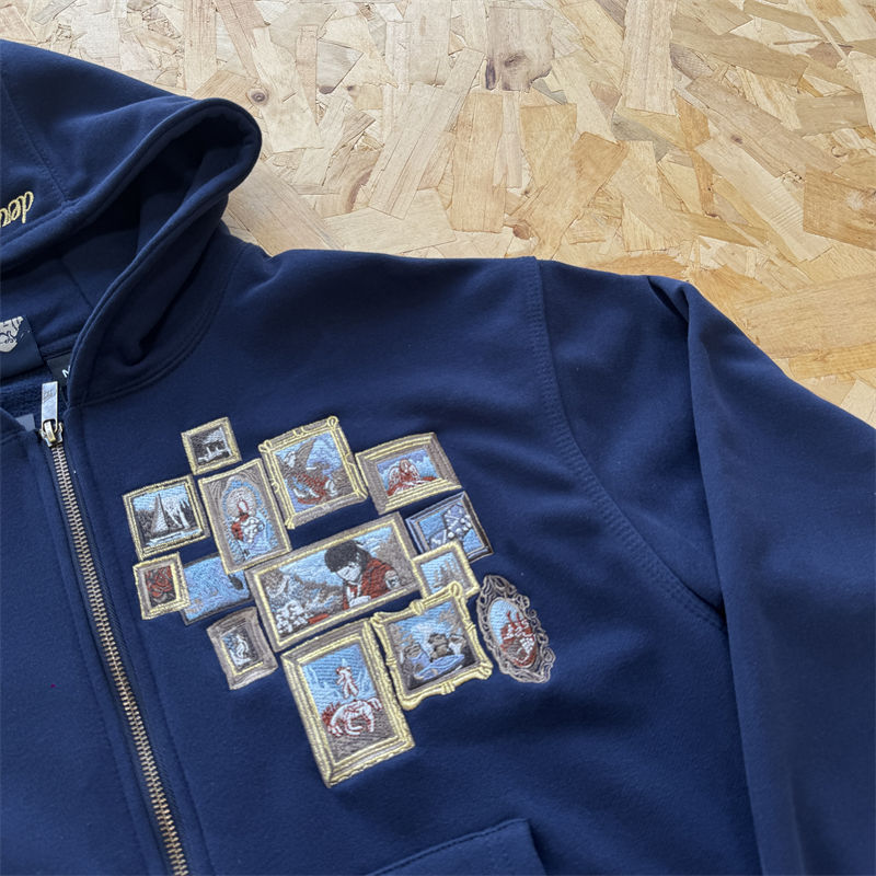 Derschutze Gallery Zip Up Hoodie