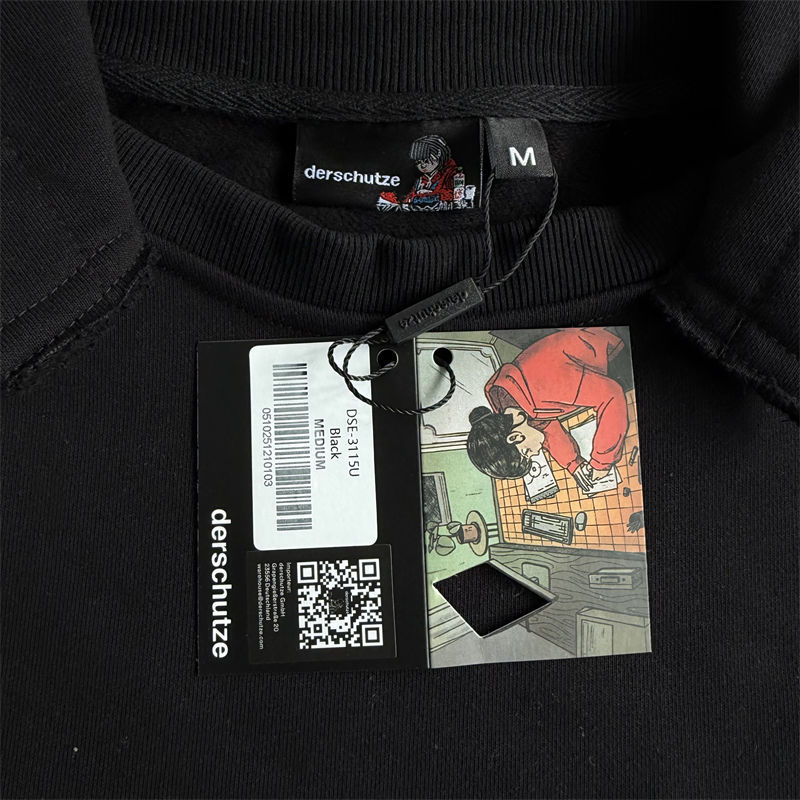 Derschutze Yakuza Hoodie Black 02
