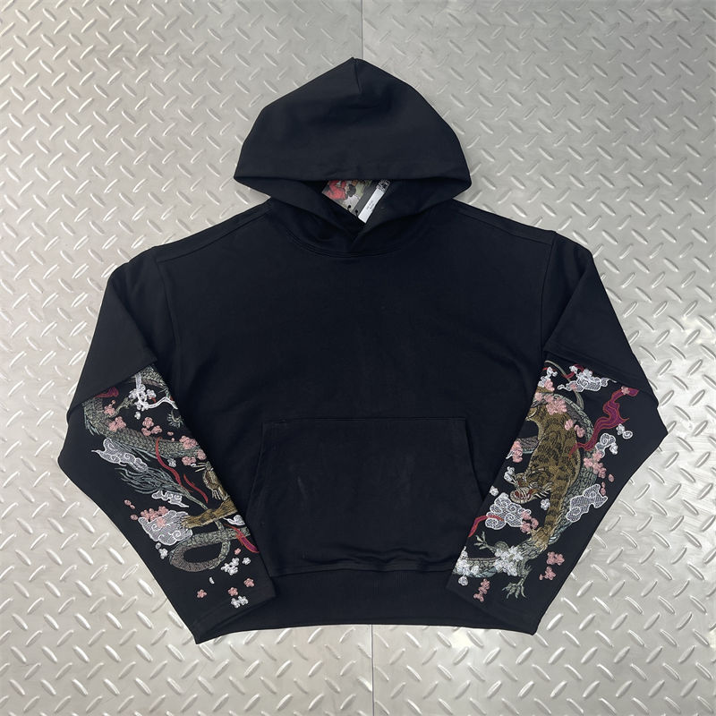 Derschutze Yakuza Double Sleeve Hoodie
