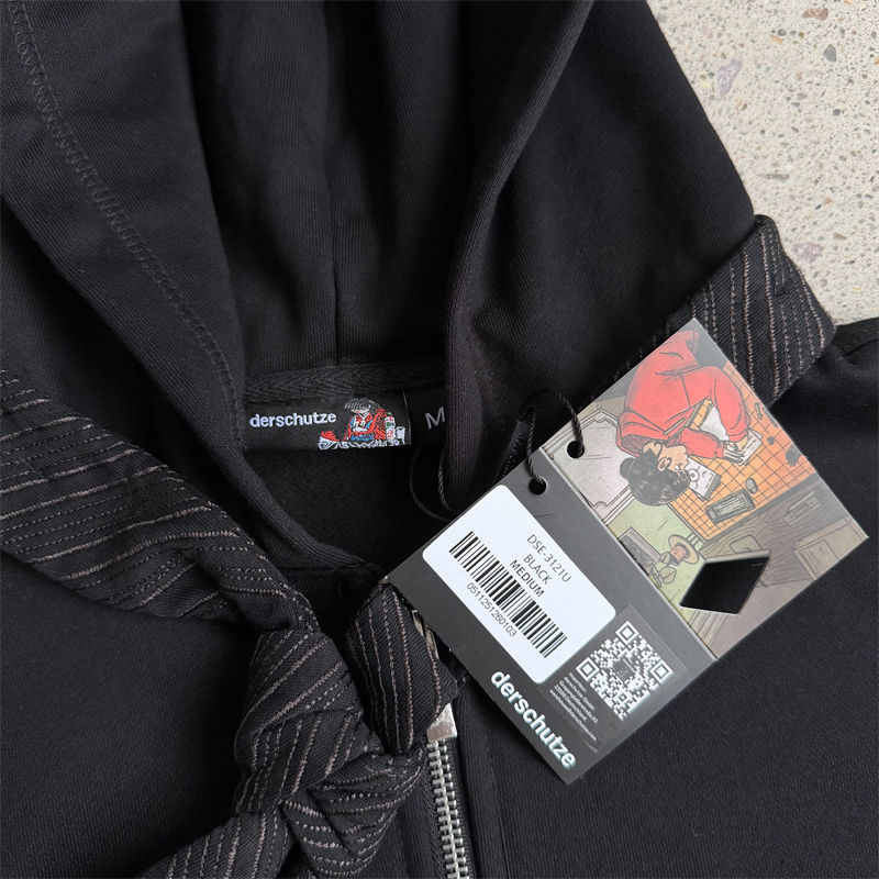 Derschutze Wall Street Zip Up Hoodie
