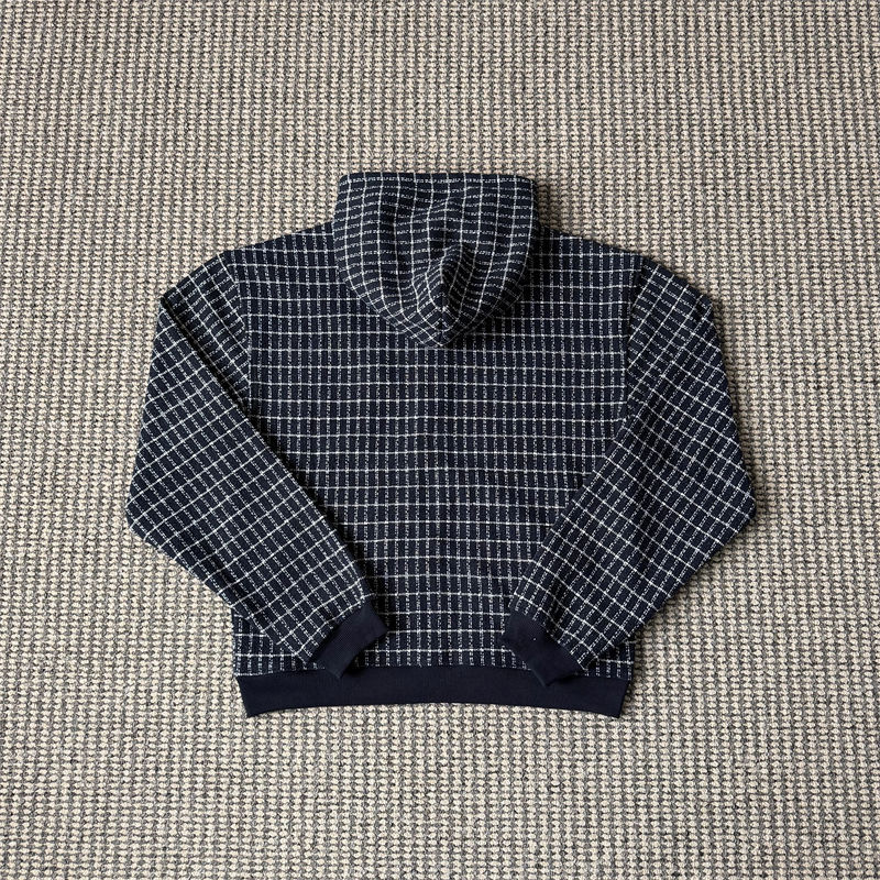 Derschutze On Air Tweed Zip Up Hoodie