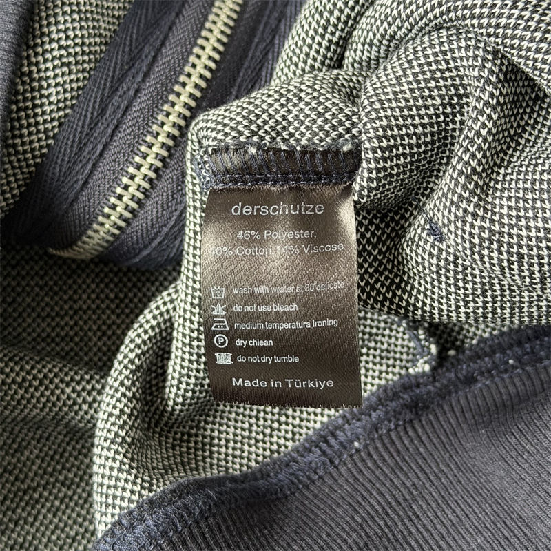 Derschutze On Air Tweed Zip Up Hoodie