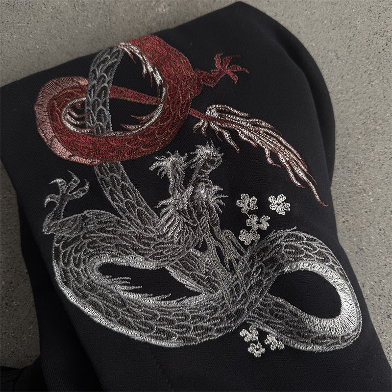Derschutze Yakuza Hoodie Black 02