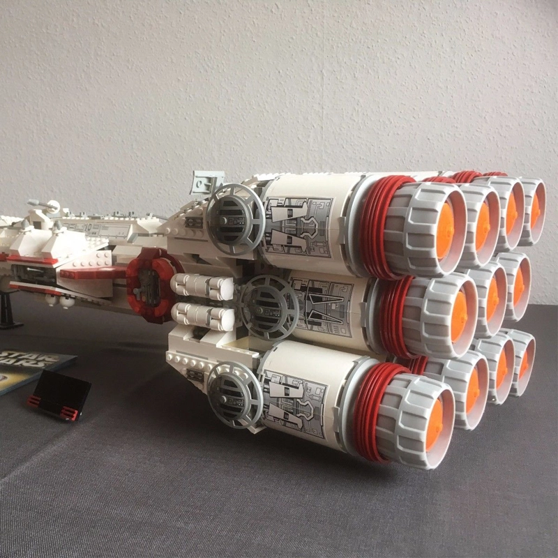 Star Wars Rebel Blockade Runner 1788pcs Moc Model Modular Building Blocks Bricks Toys 10019 05046 81048 180015