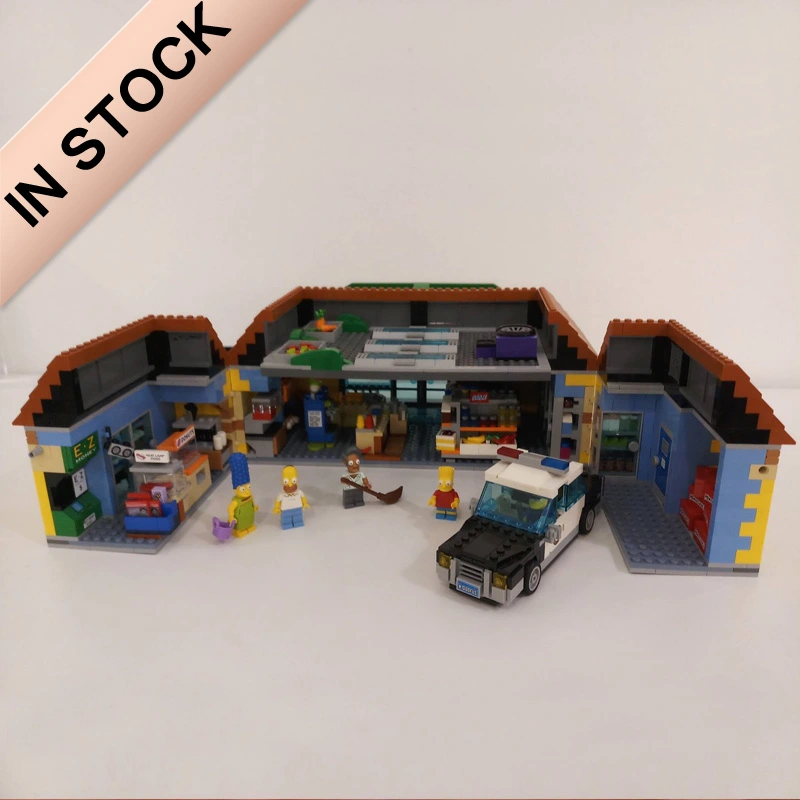 Creator Expert Street View Simpson The Kwik-E-Mart 2218Pcs Moc Model Modular Building Blocks Bricks Toys 71016 16004 83004 180043 20009