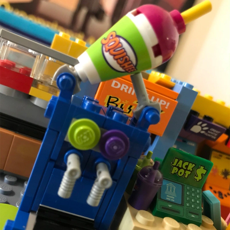 Creator Expert Street View Simpson The Kwik-E-Mart 2218Pcs Moc Model Modular Building Blocks Bricks Toys 71016 16004 83004 180043 20009